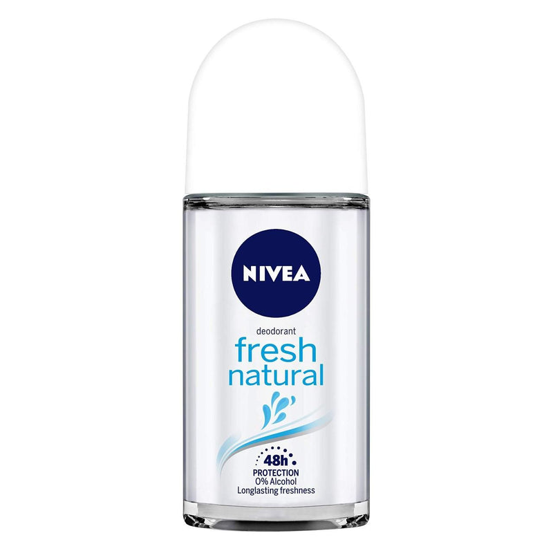 Nivea Deodorant Roll-On Fresh Natural For Women 50Mlx2