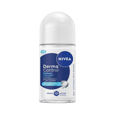 Nivea Derma Control Defend Extra Comfort Anti-Perspirant Roll-On, 50ml