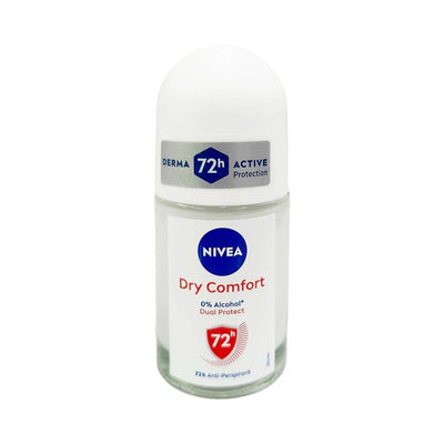 Nivea Dry Comfort Plus Antiperspirant Deodorant Roll-On, 50ml