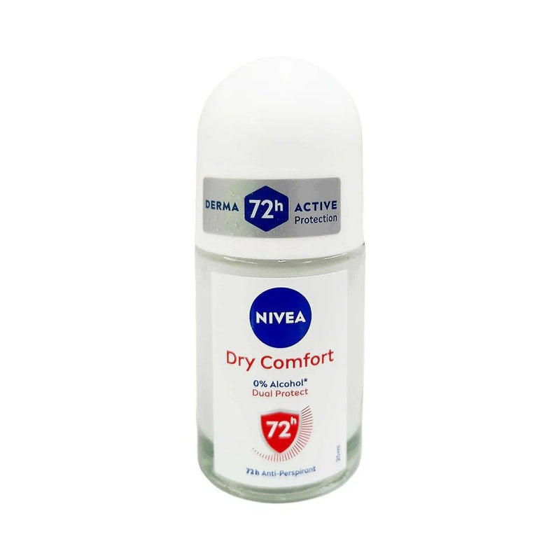 Nivea Dry Comfort Plus Antiperspirant Deodorant Roll-On, 50ml