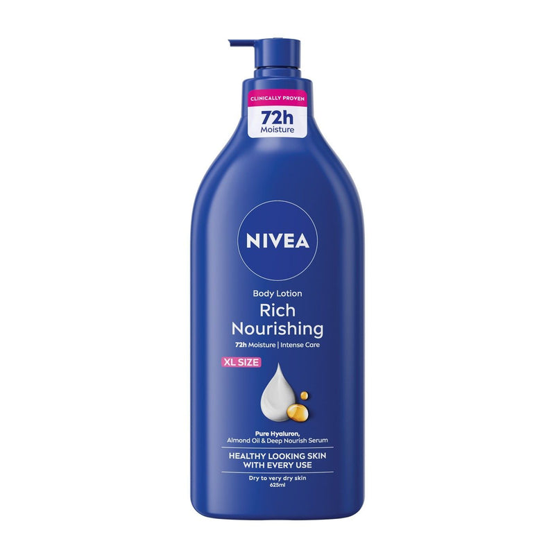 Nivea Extra Dry Skin Nourishing Almond Oil & Vitamin E Body Lotion 625 ml