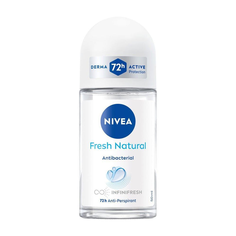 Nivea Fresh Natural Deodorant Roll-On for Women, 50ml