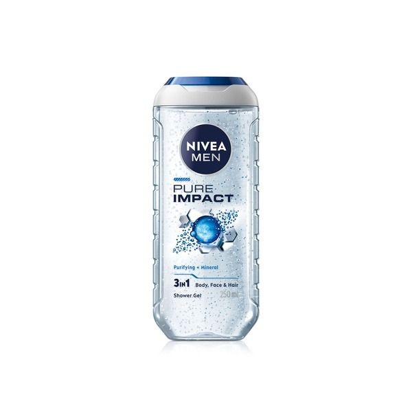 Nivea Men Pure Impact Shower Gel, 250ml