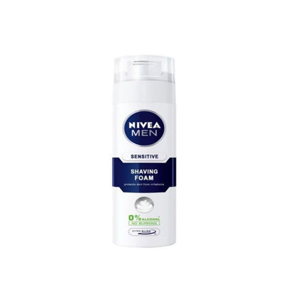 Nivea Men Shaving Foam for Sensitive Skin, 200ml
