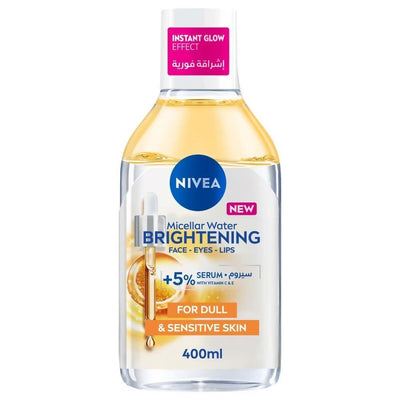 Nivea Micellar Water Brightening Makeup Remover, 400ml