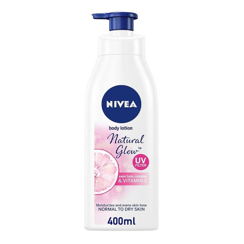 Nivea Natural Glow Body Lotion for All Skin Types, 400ml