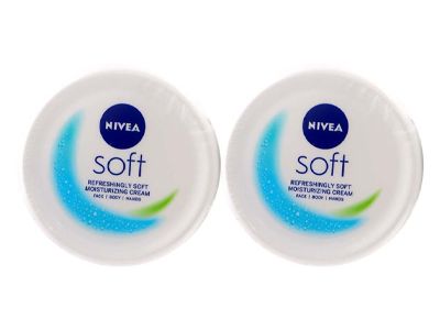 Nivea Soft Cream Jar 2X200Ml