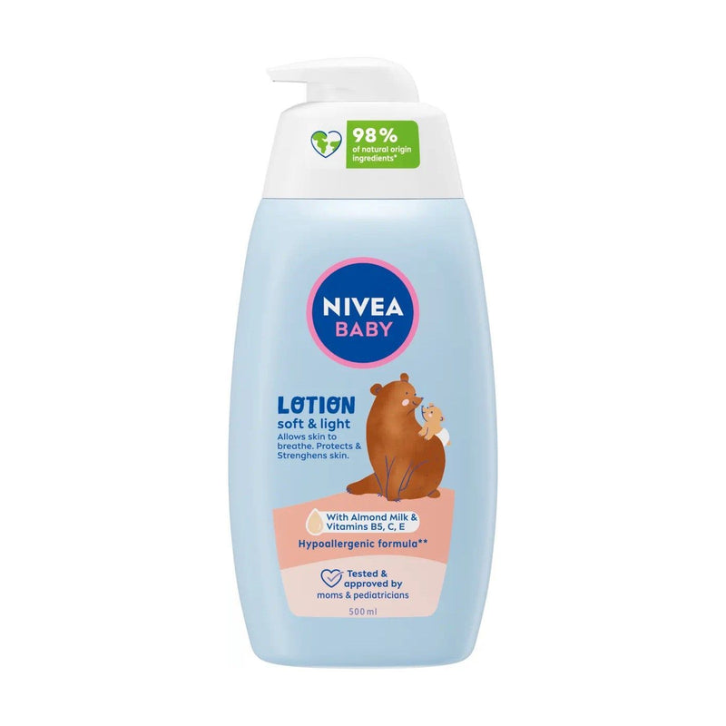 Nivea Soft & Light Baby Lotion, 500ml
