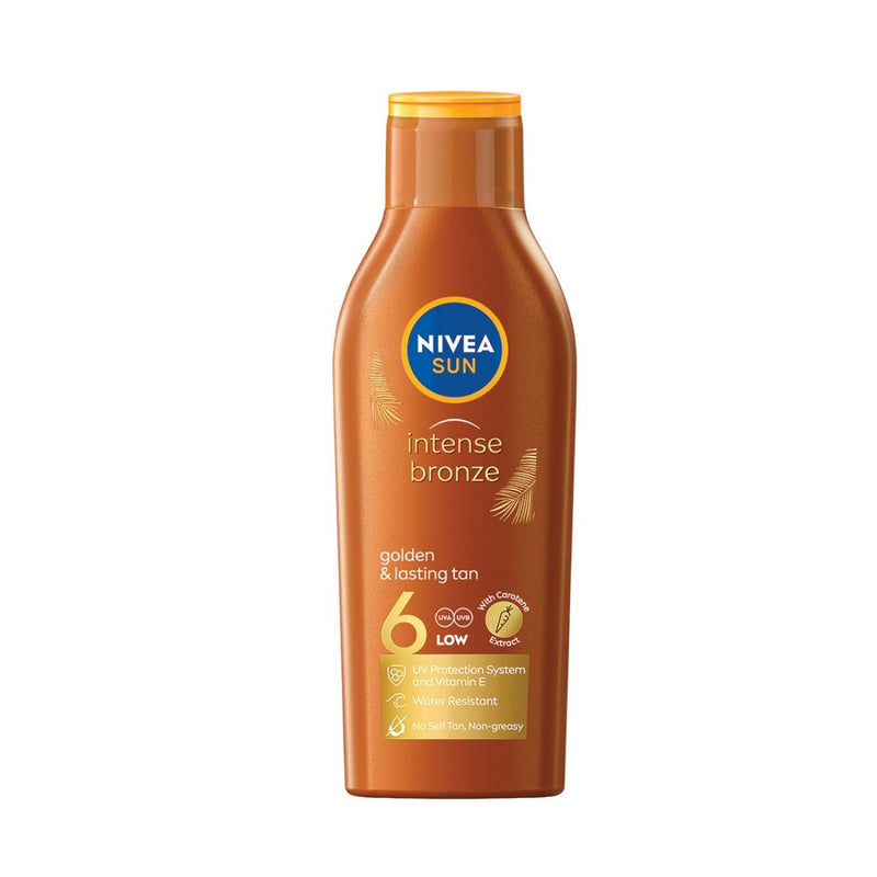 Nivea Sun Intense Bronze Sun Lotion Spf 6, 200ml