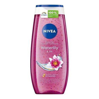 Nivea Waterlily & Oil with Caring Oil Pearls Waterlily Scent Shower Gel for Women, 250ml