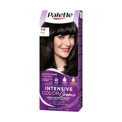 Palette Intensive 1-0 Black Permanent Hair Color Kit
