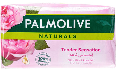 Palmolive Natural Soap Tender Sensation with Milk & Rose Oil, 170g