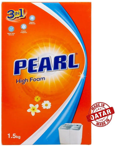 Pearl High Foam Original Detergent Powder, 1.5kg