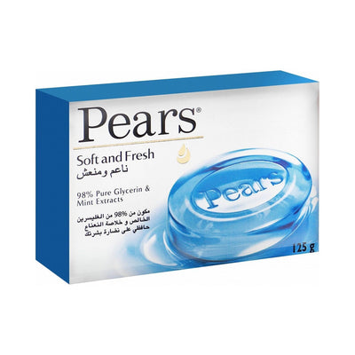 Pears Glycerine Soap Soft Fresh Blue 125 g