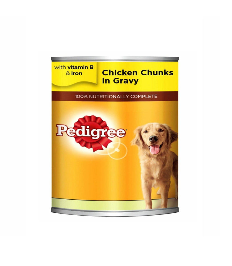 Pedigree Wet Dog Food Chunks with Chicken in Gravy, 400g