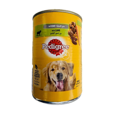 Pedigree Wet Dog Food with Lamb in Loaf, 400g