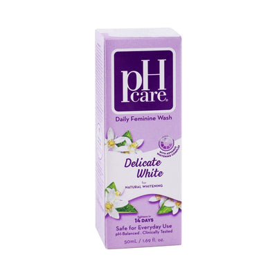 Ph Care Hypoallergenic Delicate White Lightening Daily Feminine Wash, 50ml