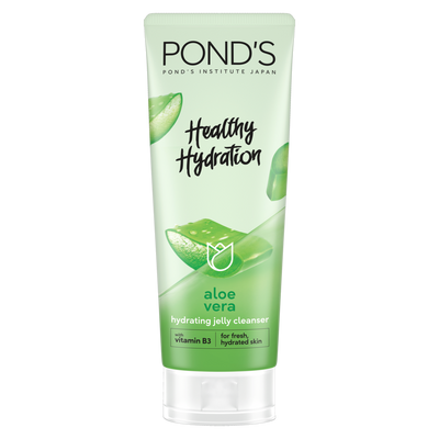 Pond's Healthy Hydration Aloe Vera Gel Facial Cleanser, 100ml