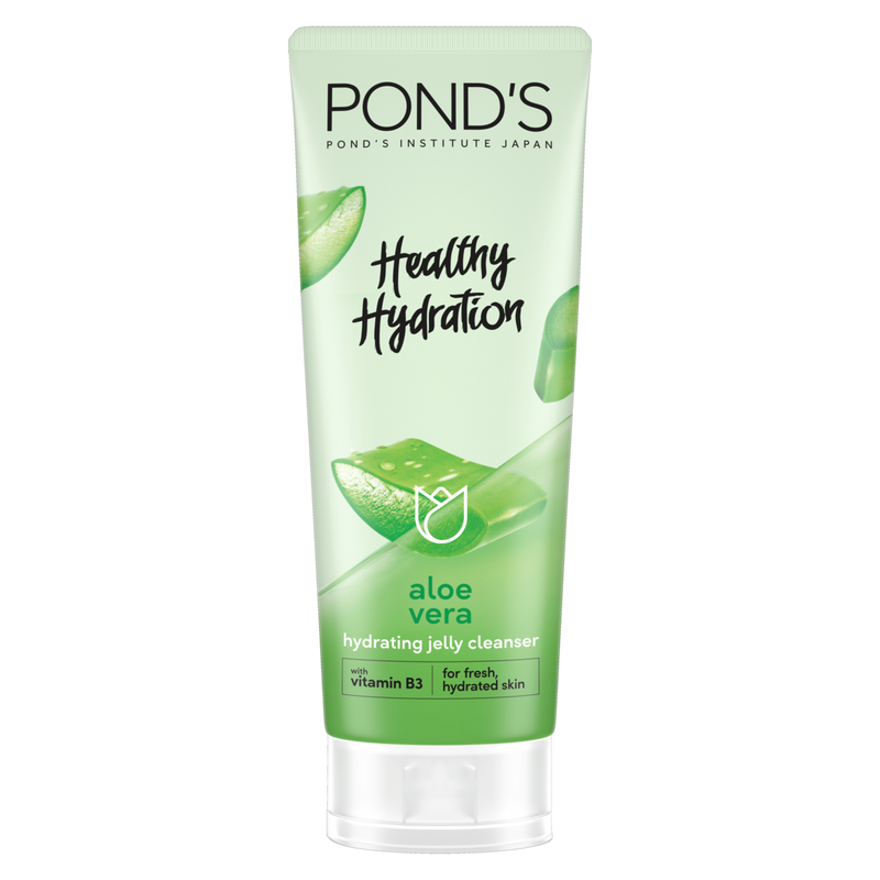 Pond's Healthy Hydration Aloe Vera Gel Facial Cleanser, 100ml
