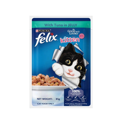 Purina Felix Kitten with Tuna In Jelly, 85g