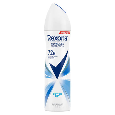 Rexona Advanced Protection Cotton Dry Antiperspirant Deodorant Spray for Women, 150ml