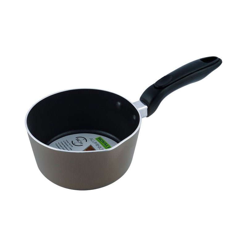 Royalford Aluminium Milk Pan grey 14 cm