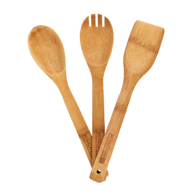 Royalford Bamboo Kitchen Tools Set, 3 Pieces