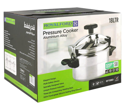 Royalford Eco-Friendly Pressure Cooker, 18L