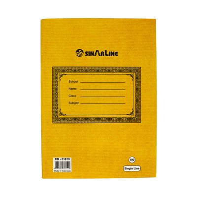 SINARLINE BOOK SINGLE LINE 01170