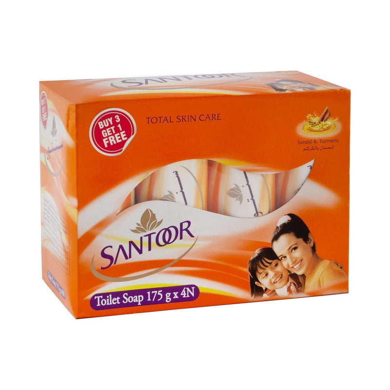 Santoor Sandal And Turmeric 4 pcs x 175 g