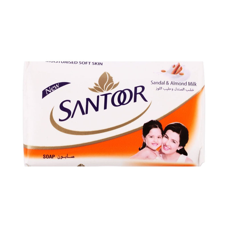 Santoor Soap Sandal & Almond Milk 125 g