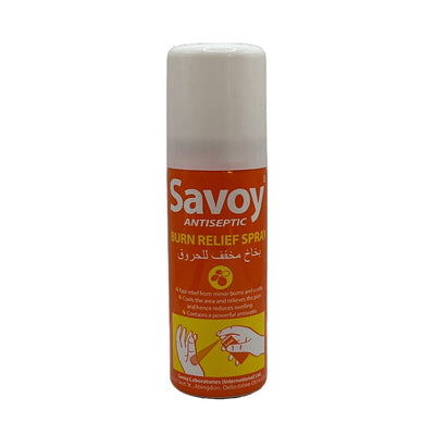 Savoy Antiseptic Burn Relief Spray, 50ml