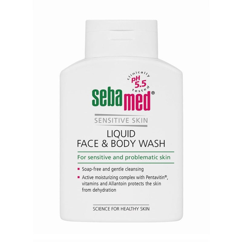 Sebamed Liquid Face & Body Wash, 200ml