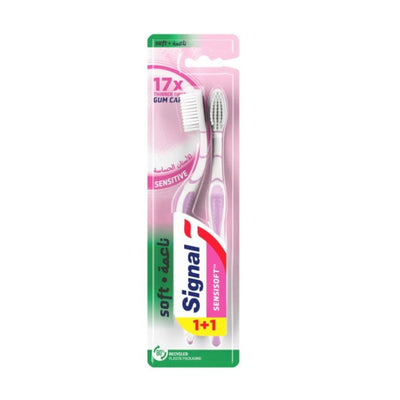 Signal Sensitive Sensisoft Toothbrush, 2 Pieces