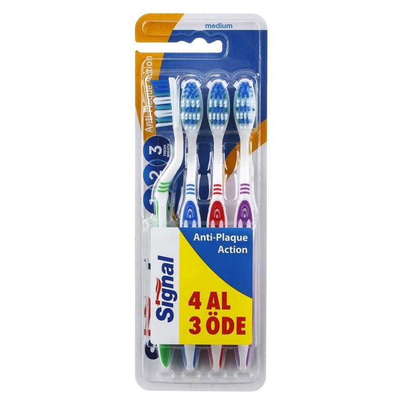 Signal Toothbrush, 4 Pieces