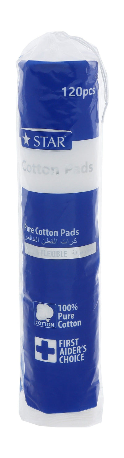 Star 100% Pure Cotton Pads, 120 pcs