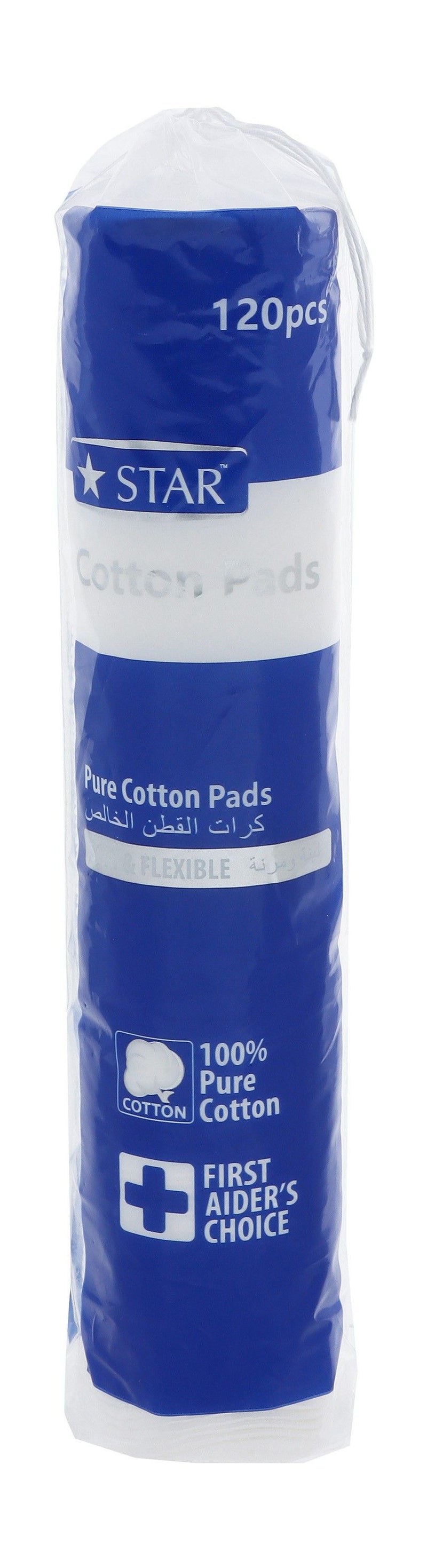 Star 100% Pure Cotton Pads, 120 pcs