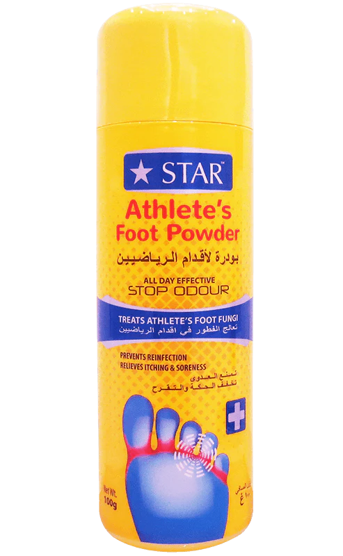 Star Anti-Fungal Powder For Athletes Foot, 100g