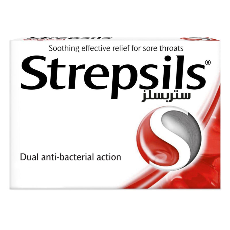 Strepsils Original Lozenges for Sore Throat, 24 Lozenges