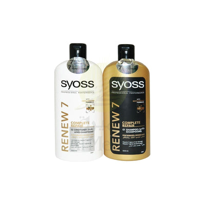 Syoss Shampoo Renew 7 500Ml+ Conditioner 500Ml @Offer