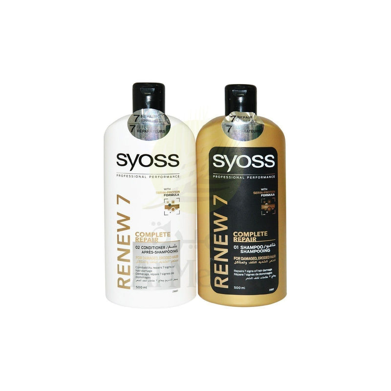 Syoss Shampoo Renew 7 500Ml+ Conditioner 500Ml @Offer