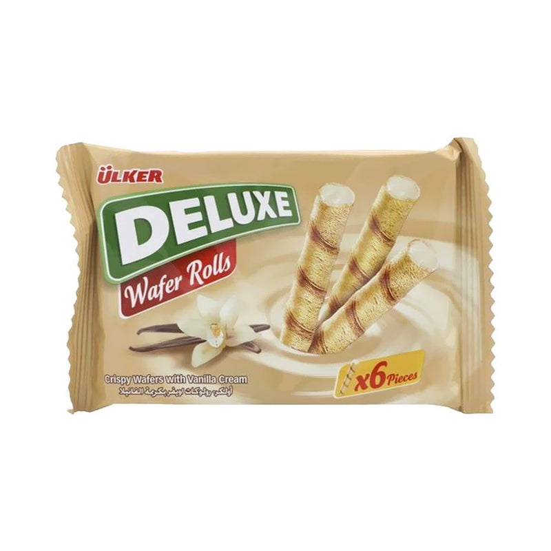 Ulker Deluxe Crispy Wafers With Vanilla Cream 30 G 6.0 Pcs