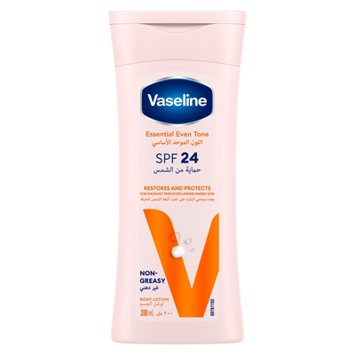 Vaseline Essential Even Tone SPF 24 Body Lotion, 200ml