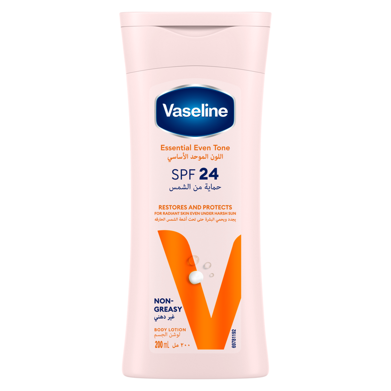 Vaseline Essential Even Tone SPF 24 Body Lotion, 200ml
