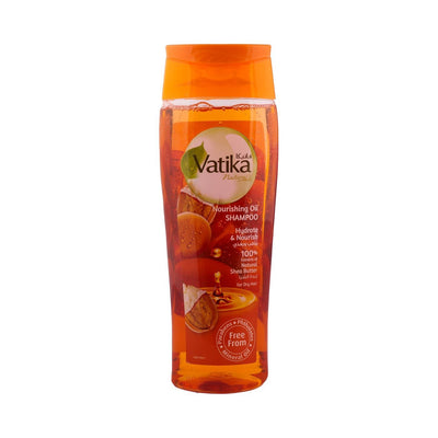 Vatika Naturals Nourishing Oil Shampoo Hydrate & Nourish Natural Shea Butter, 425ml