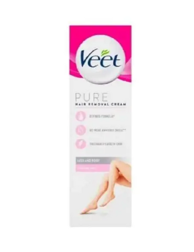 Veet Hair Removal Pure Cream Normal Skin, 100ml