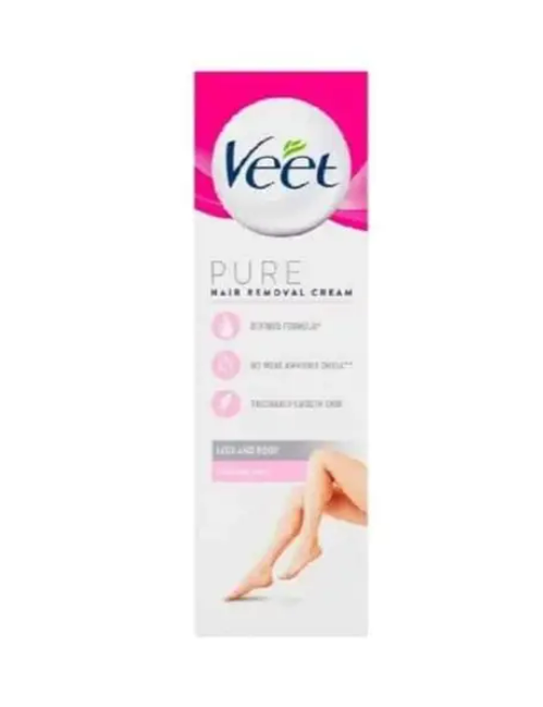 Veet Hair Removal Pure Cream Normal Skin, 100ml
