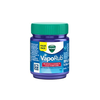 Vicks Vaporub Relieves Cough & Cold Symptoms, 25ml