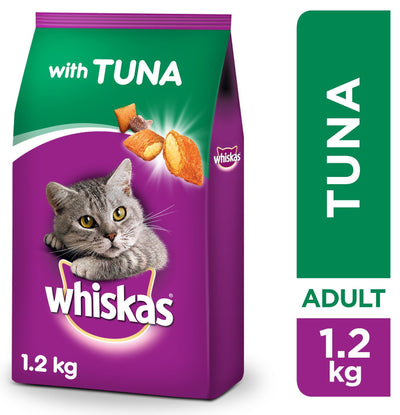 Whiskas Tuna Cat Dry Food Adult, 1.2kg