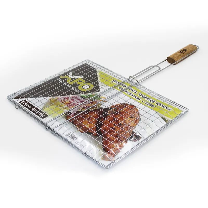 Xpo BBQ Grill with Wooden Handle, 1 Piece